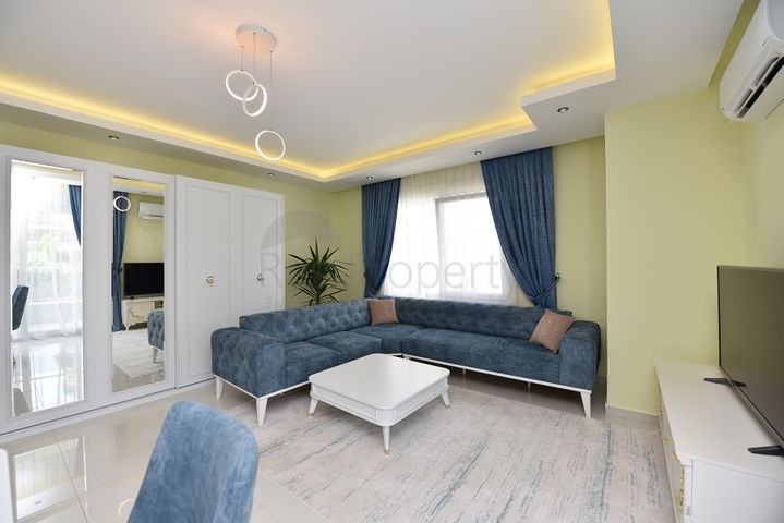 Квартира 2+1 с мебелью в районе Кестель в 200 м от моря