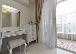 Квартира 2+1 с мебелью в районе Кестель в 200 м от моря