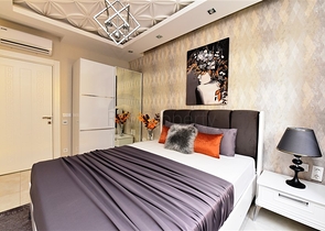 Двухкомнатная квартира на первой линии с видом на лазурное море