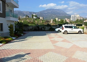 Квартира 2+1 с мебелью в районе Махмутлар с видом на горы