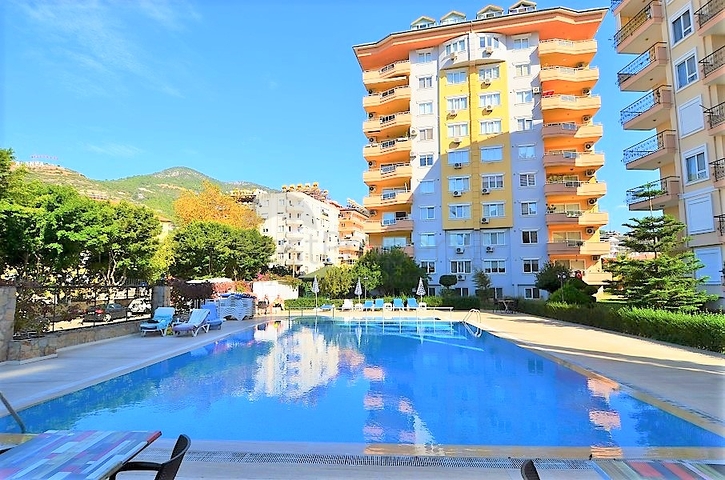 Меблированная квартира планировкой 1+1 в центре Алании