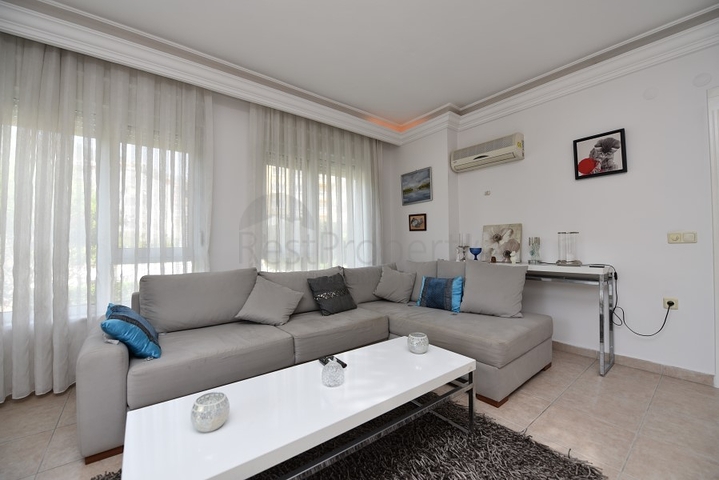 Меблированная квартира планировкой 1+1 в центре Алании