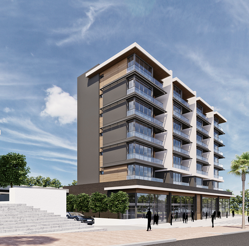 Инвестиционный проект в районе Гюзельоба Лара в 5 минутах от пляжа