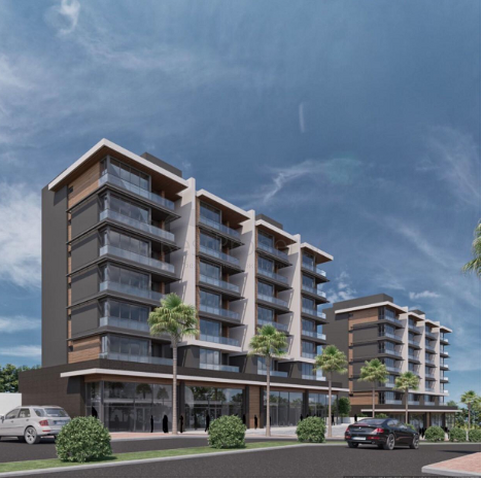 Инвестиционный проект в районе Гюзельоба Лара в 5 минутах от пляжа