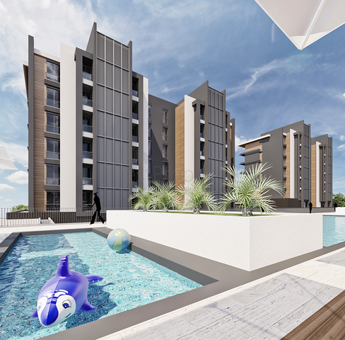 Инвестиционный проект в районе Гюзельоба Лара в 5 минутах от пляжа