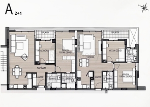 Инвестиционный проект в районе Гюзельоба Лара в 5 минутах от пляжа