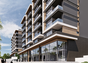 Инвестиционный проект в районе Гюзельоба Лара в 5 минутах от пляжа