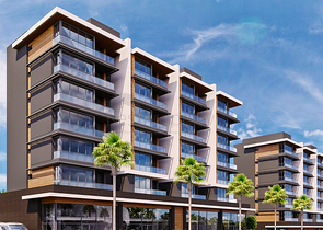 Инвестиционный проект в районе Гюзельоба Лара в 5 минутах от пляжа