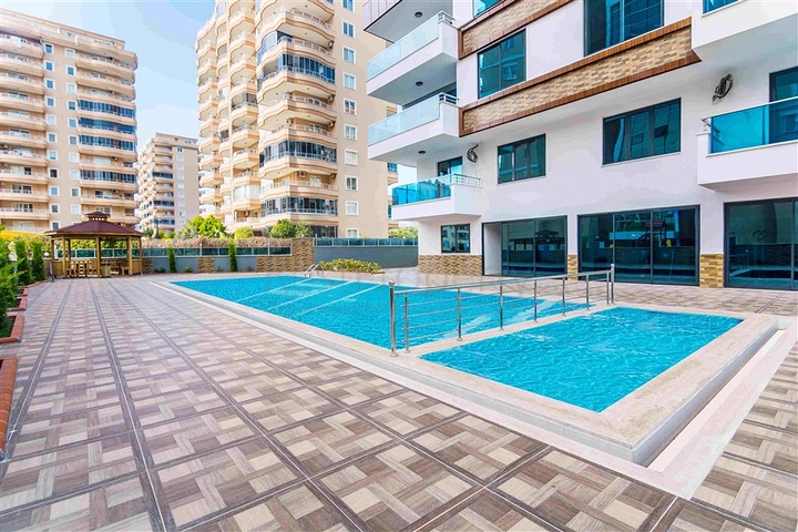 Меблированная трёхкомнатная квартира в районе Махмутлар