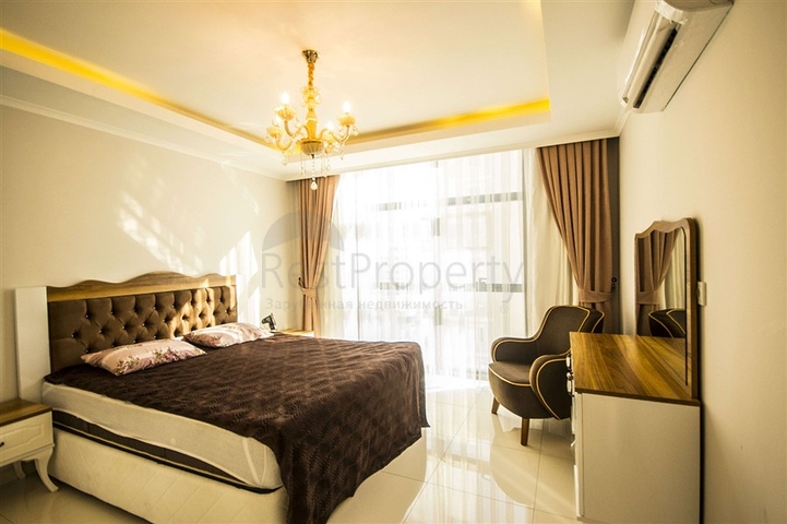 Меблированная трёхкомнатная квартира в районе Махмутлар