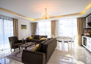 Меблированная трёхкомнатная квартира в районе Махмутлар