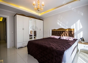 Меблированная трёхкомнатная квартира в районе Махмутлар