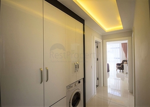 Меблированная трёхкомнатная квартира в районе Махмутлар