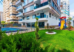 Меблированная трёхкомнатная квартира в районе Махмутлар