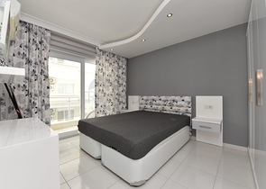 Меблированная квартира планировкой 1+1 в районе Махмутлар