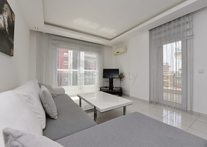 Меблированная квартира планировкой 1+1 в районе Махмутлар