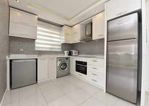 Меблированная квартира планировкой 1+1 в районе Махмутлар