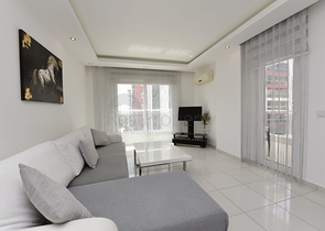 Меблированная квартира планировкой 1+1 в районе Махмутлар