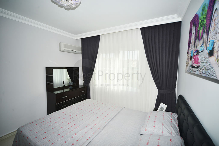 Меблированная квартира с двумя спальнями в районе Оба