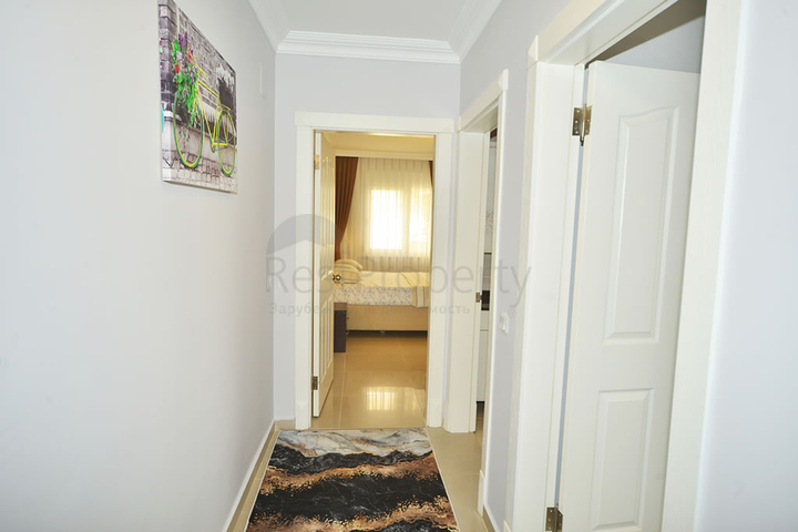 Меблированная квартира с двумя спальнями в районе Оба