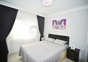 Меблированная квартира с двумя спальнями в районе Оба