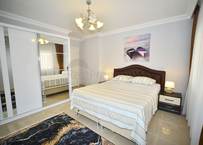 Меблированная квартира с двумя спальнями в районе Оба