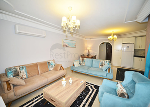 Меблированная квартира с двумя спальнями в районе Оба