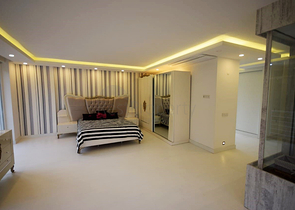 Отдельностоящая вилла 5+1 с бассейном в Ешилбахире  Анталья