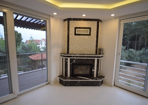 Отдельностоящая вилла 5+1 с бассейном в Ешилбахире  Анталья