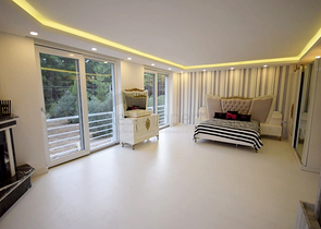 Отдельностоящая вилла 5+1 с бассейном в Ешилбахире  Анталья