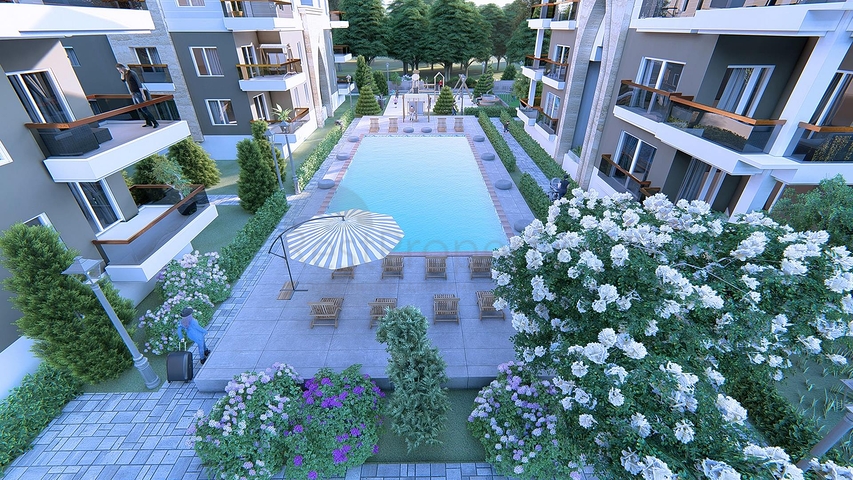 Просторные квартиры 3+1 в Алтынкале Дошемеальты 