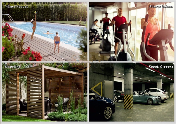 Просторные квартиры 3+1 в Алтынкале Дошемеальты 