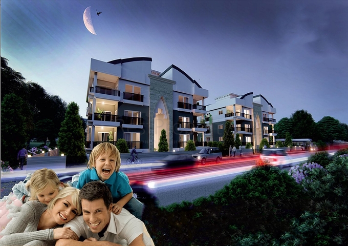 Просторные квартиры 3+1 в Алтынкале Дошемеальты 