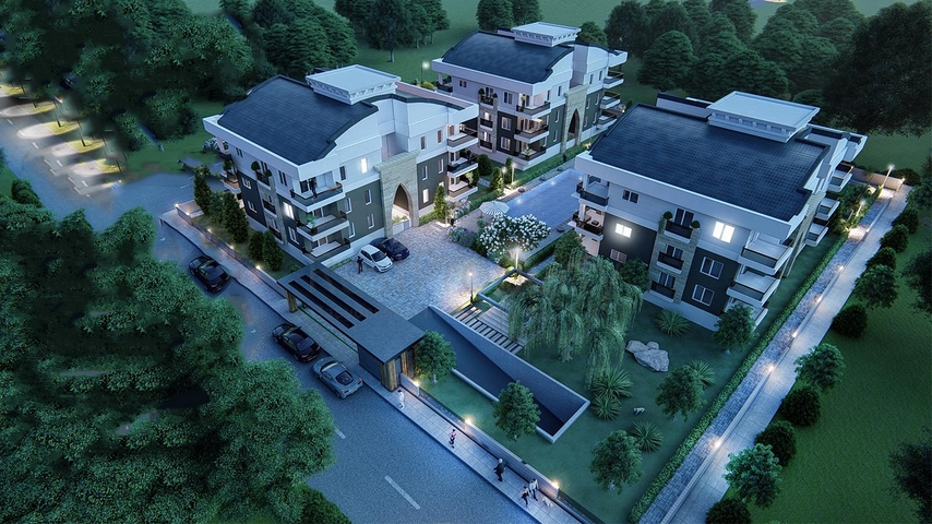 Просторные квартиры 3+1 в Алтынкале Дошемеальты 