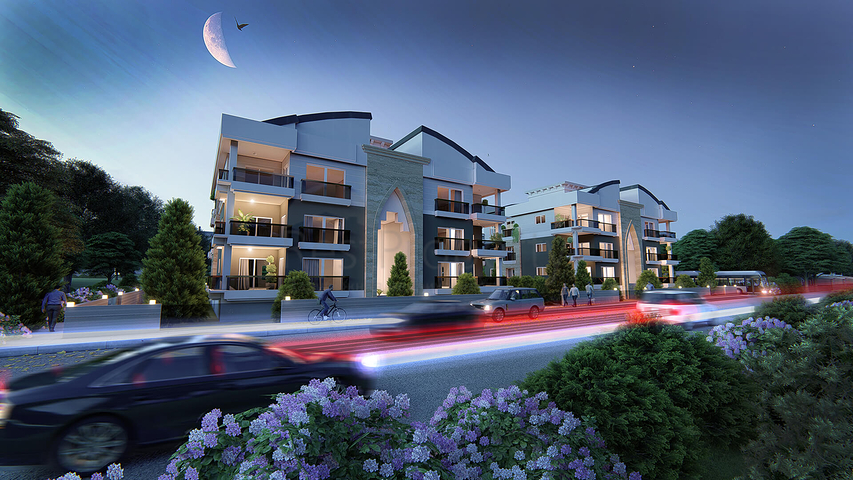 Просторные квартиры 3+1 в Алтынкале Дошемеальты 