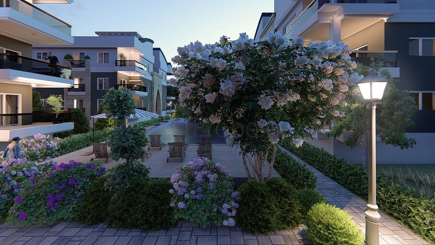 Просторные квартиры 3+1 в Алтынкале Дошемеальты 