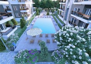 Просторные квартиры 3+1 в Алтынкале Дошемеальты 