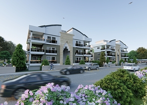 Просторные квартиры 3+1 в Алтынкале Дошемеальты 