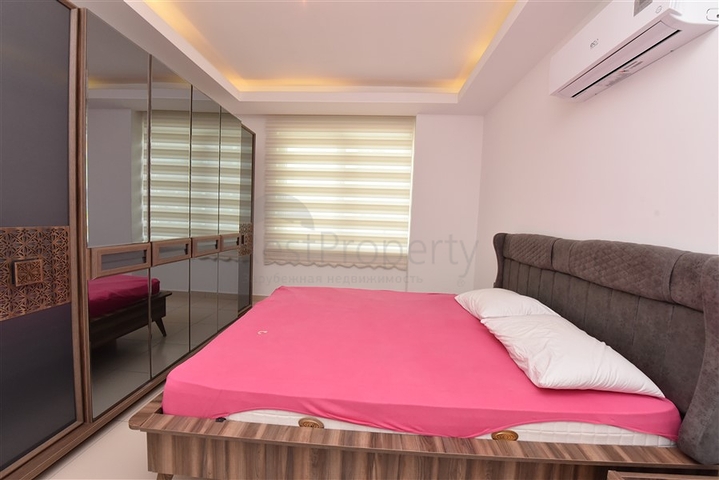 Квартира 2+1 с мебелью в районе Тосмур