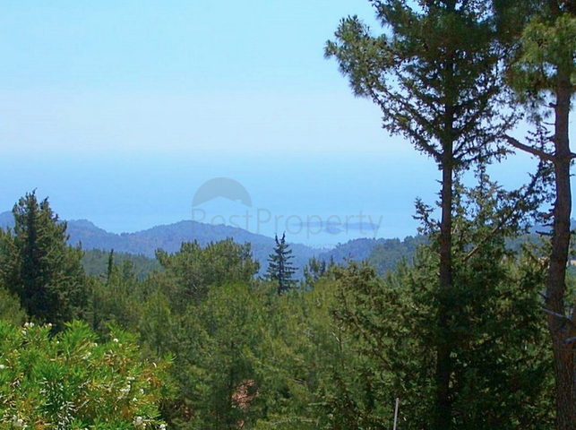 Вилла 2+1 в горах в Бейджике Кемере 