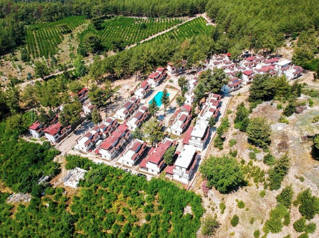 Вилла 2+1 в горах в Бейджике Кемере 