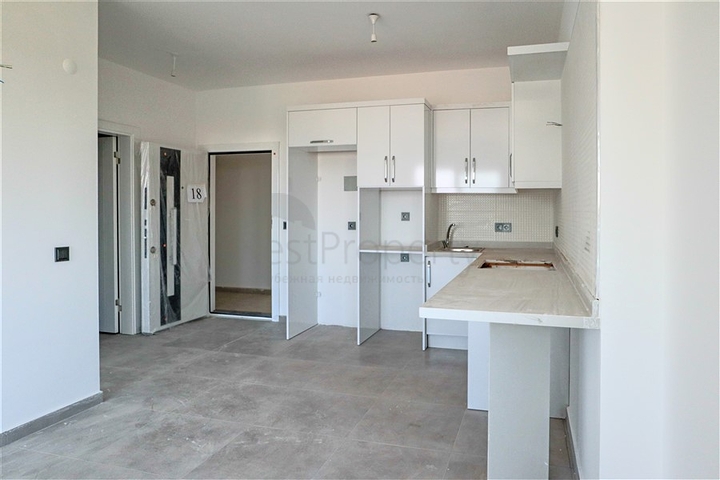 Квартира с видом на море в новом комплексе Махмутлара