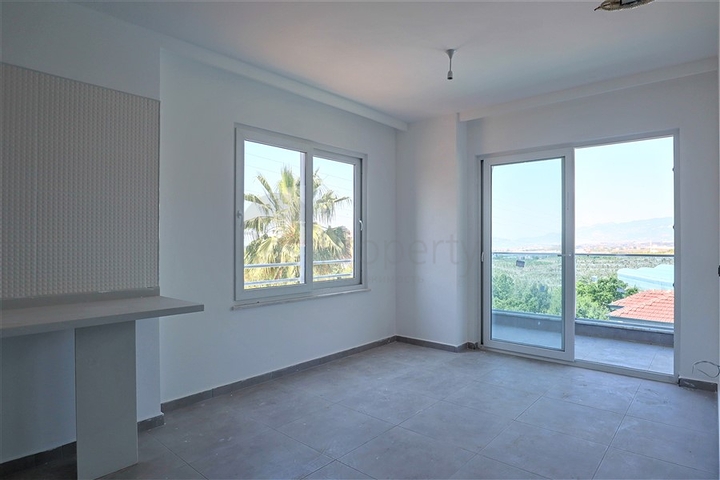 Квартира с видом на море в новом комплексе Махмутлара