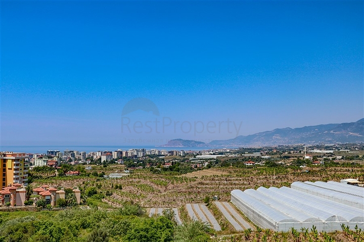 Квартира с видом на море в новом комплексе Махмутлара