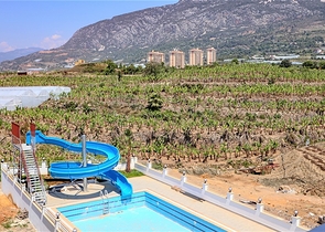 Квартира с видом на море в новом комплексе Махмутлара