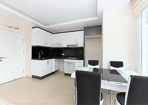 Двухкомнатная меблированная квартира на берегу горной реки