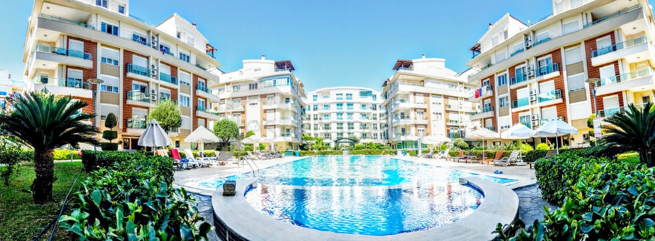 Двухкомнатная квартира с мебелью в Лимане Коньяалты