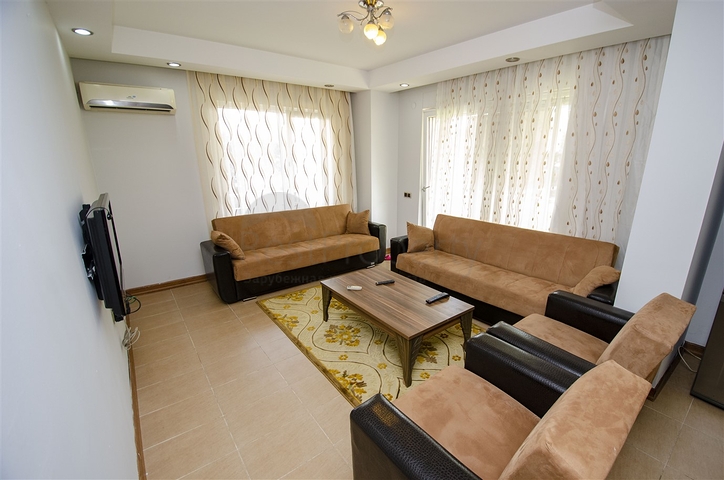 Двухкомнатная квартира с мебелью в Лимане Коньяалты