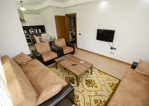 Двухкомнатная квартира с мебелью в Лимане Коньяалты