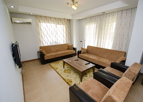 Двухкомнатная квартира с мебелью в Лимане Коньяалты